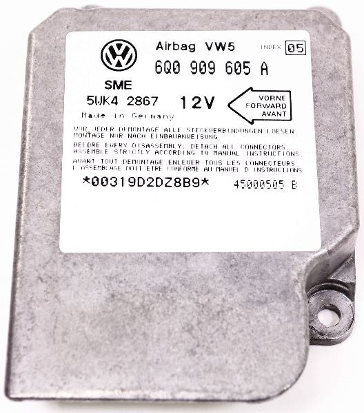 Airbag Module 2001 01 VW Beetle - Air Bag Computer - Genuine OE - 6Q0 909 605 A