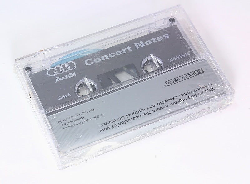 "Concert Notes" Audi Demo Tape A4 S4 A6 S6 TT Allroad - Genuine