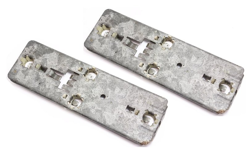 Tail Light Lamp Bulb Tray Holder Set 75-80 VW Rabbit MK1 80-93 Cabriolet Hella