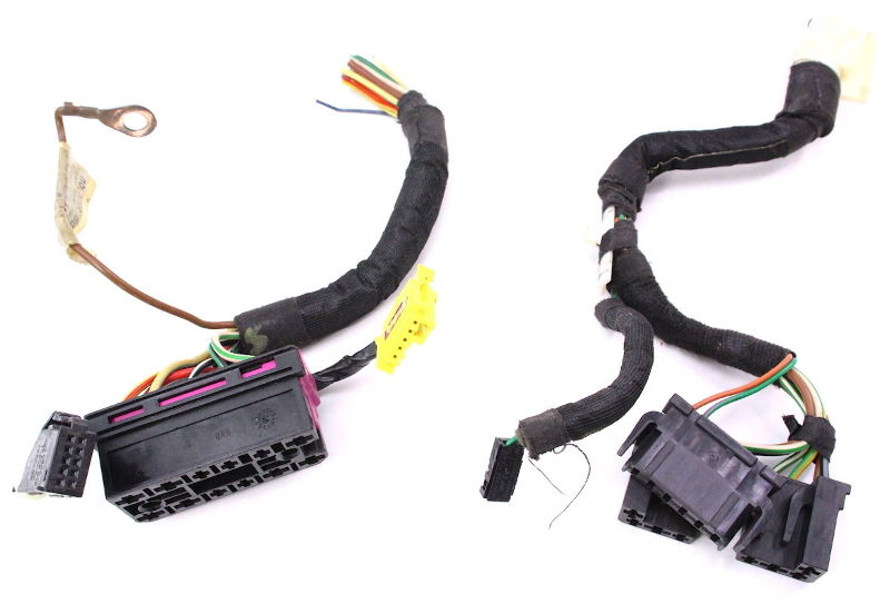 Steering Column Switch Wiring Plugs Pigtails 99-05 VW Jetta GTI MK4 - Genuine