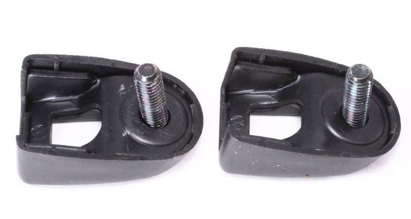 Child Safety Seat Restraint Hooks & Covers 98-10 VW Beetle - Black - 1H0 887 301