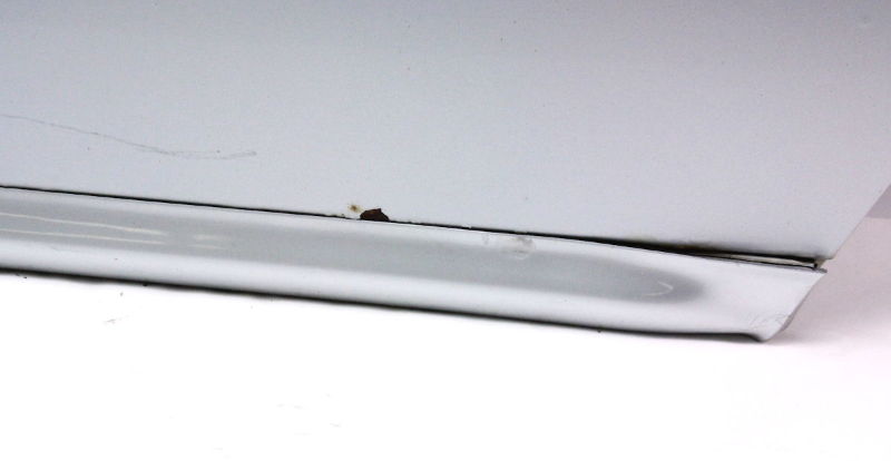 LH Rear Door Shell Skin - 98-01 Audi A6 - LY7M Aluminum Silver - Genuine