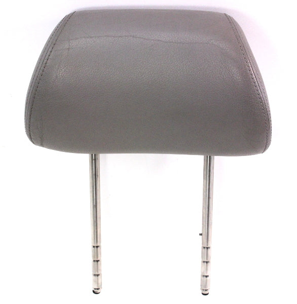LH Front Seat Headrest 99-05 VW Jetta GTI MK4 Passat B5 - Genuine - Grey Leather