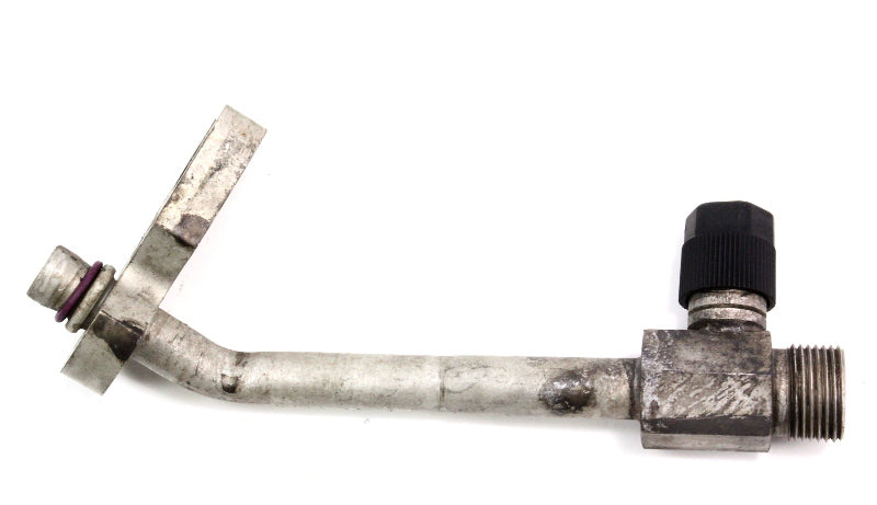Short AC Line Hose Fitting Port 98-05 VW Passat B5 Audi A4 - Genuine