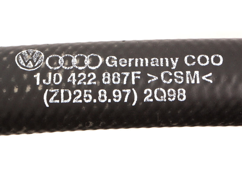 Power Steering Line Hose 2.0 VW Jetta Golf MK4 Pump to Reservoir 1J0 422 887 F