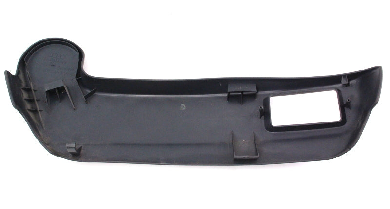 LH Front Sport Seat Side Switch Trim Panel - 00-02 Audi S4 B5 - Black - Genuine