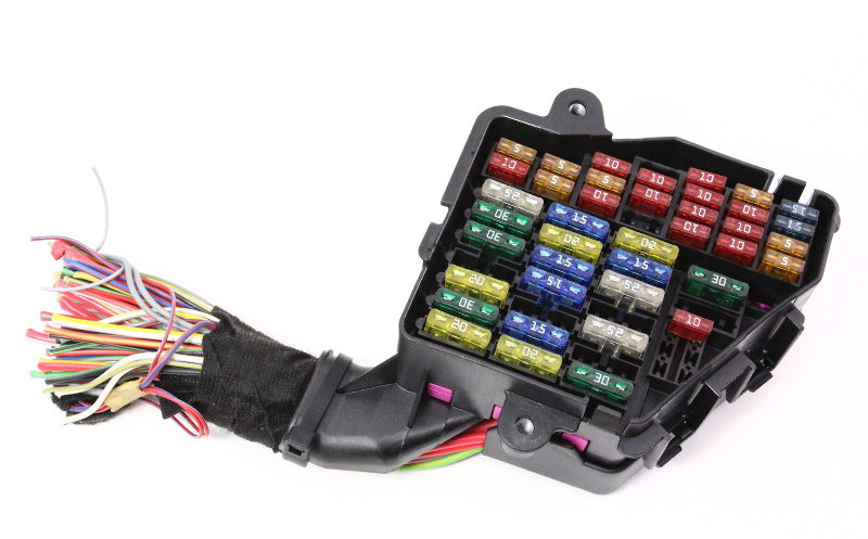Dash Fuse Box Panel & Wiring Harness Pigtail 02-04 Audi A6 - 3.0 - Genuine