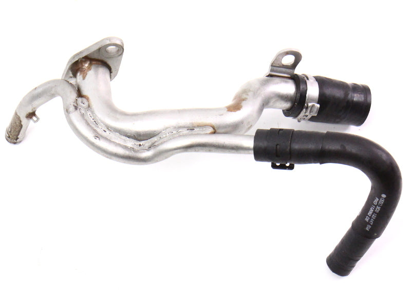 PCV Fitting Metal Line Hose 04-06 VW Phaeton - 4.2 V8 - Genuine - 077 103 211 B