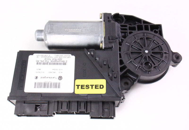 LH Rear Power Window Motor & Module 04-06 VW Phaeton - Genuine - 3D0 959 703 D