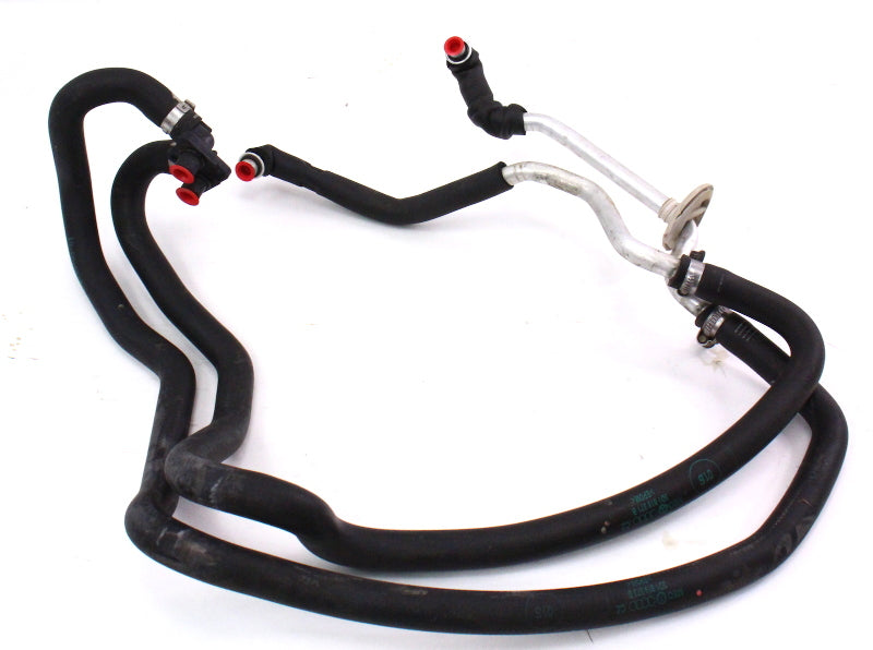 Heater Core Coolant Hose Lines Metal 04-06 VW Phaeton - Genuine - 3D1 819 371 B