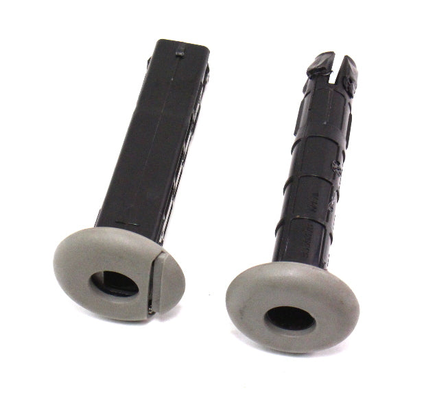 Front Seat Head Rest Post Guide Inserts 06-13 Audi A3 - Gray - 8P0 881 920 F / E
