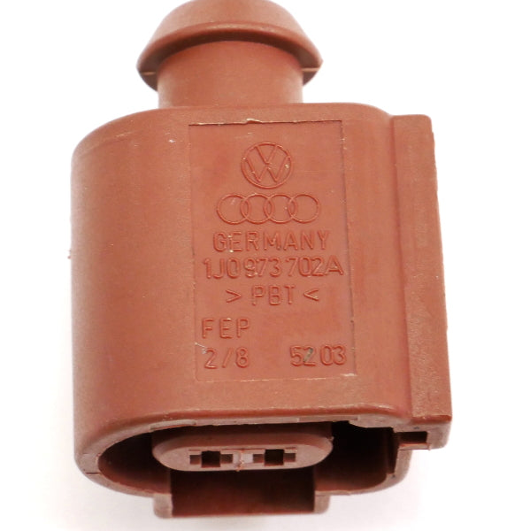 2 Pin Pigtail Plug Wiring VW Jetta Golf MK4 MK5 Beetle Audi A6 A4 1J0 973 702 A