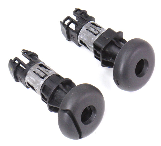 Rear Seat Head Rest Post Hole Guide Insert Pair 06-10 VW Passat B6 - Genuine