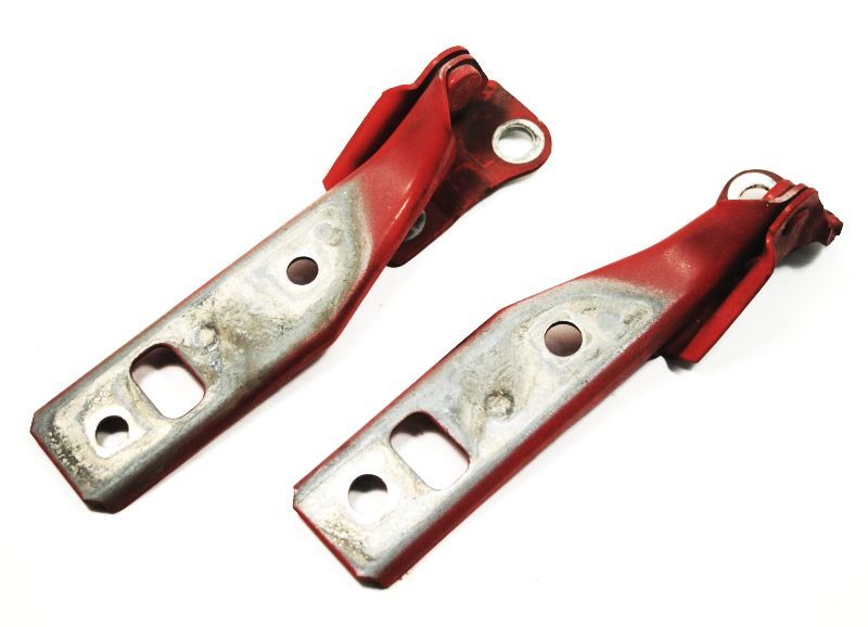 Hood Hinges 99-05 VW Jetta Golf GTI MK4 - LY3D Tornado Red - 1J0 823 301 & 302 A
