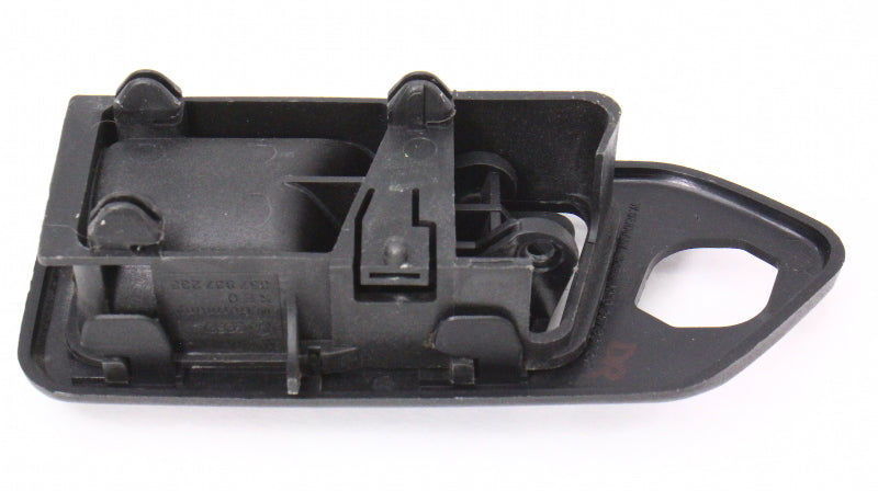 LH Front Interior Door Handle 90-94 VW Passat B3 - Black - Genuine - 357 837 235