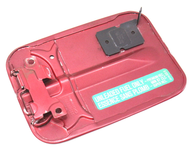 Fuel Gas Door Cover 90-94 VW Passat Wagon B3 - LB3Y Red - Genuine - 333 809 905