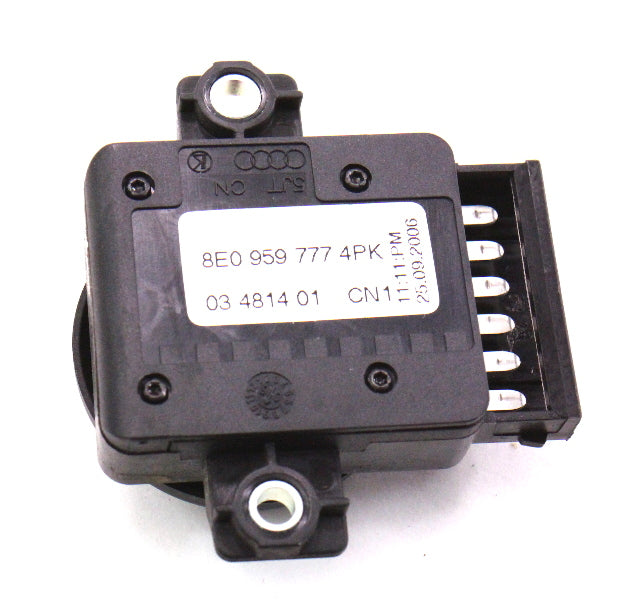 Seat Lumbar Switch Audi A4 A3 Black Genuine - 8E0 959 777