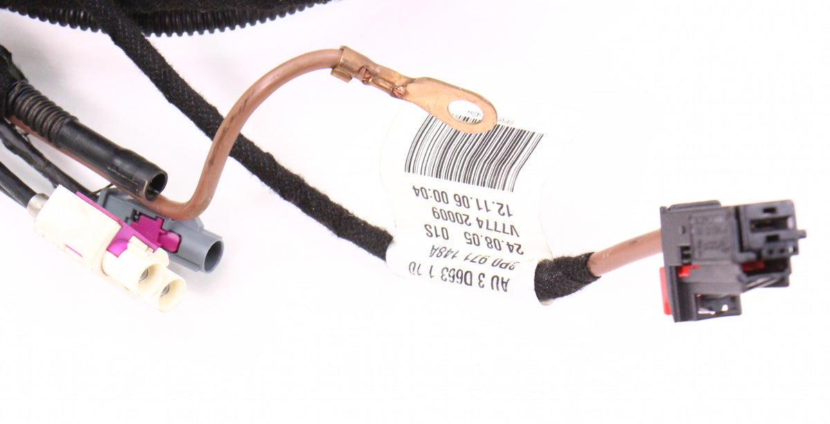 Hatch Antenna Wiring Harness 06-08 Audi A3 Genuine - 8P4 971 726 E