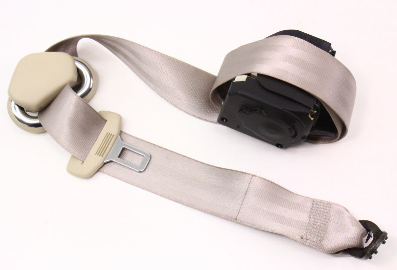 RH Rear Seat Belt 2005 VW Beetle - Cream Beige - Genuine - 1C0 857 806 A