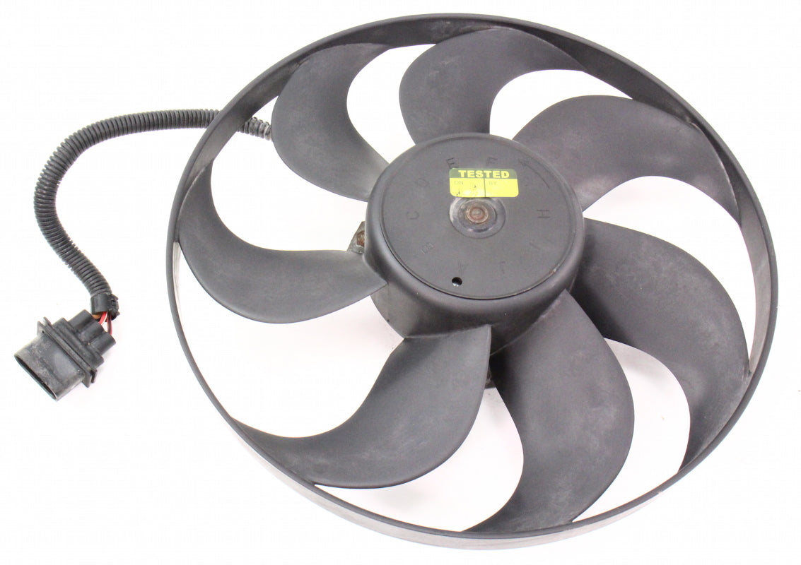 LH Electric Cooling Fan Motor 98-05 VW Beetle - Genuine Temic - 1C0 959 455