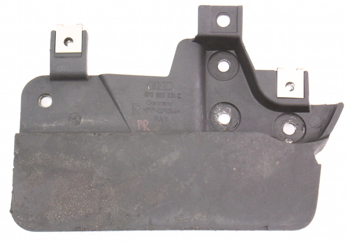 RH Rear Small Wheel Well Fender Liner Splash Trim 06-13 Audi A3 - 8P0 853 834 C