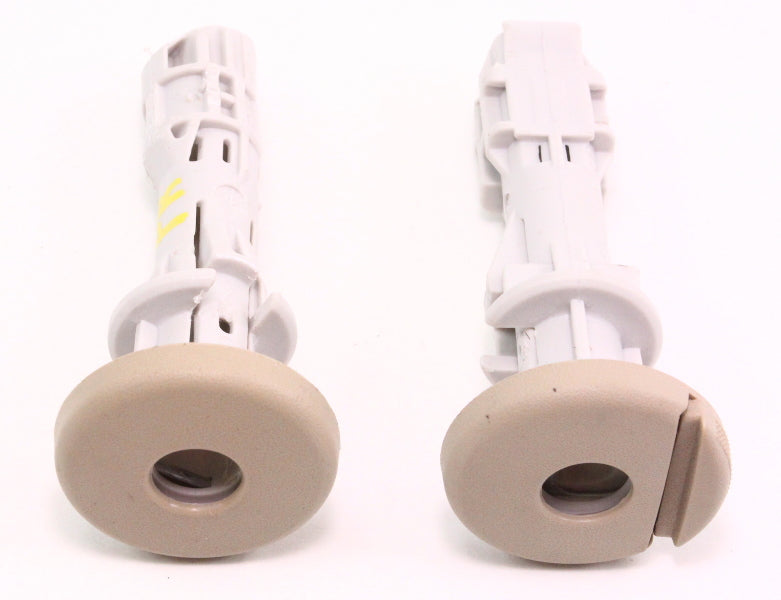 Rear Headrest Post Guide Insert Pair 98-04 Audi Allroad A6 - Tan - 4B0 886 920 A