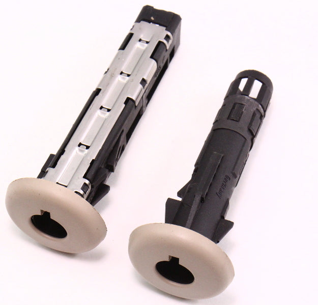 Front Seat Headrest Post Guide Inserts 98-04 Audi Allroad A6 - Tan - 3B0 881 920