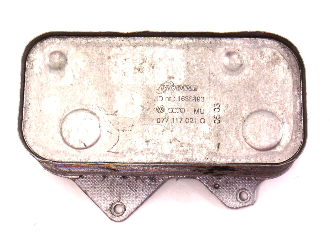 Oil Cooler 04-06 VW Phaeton 02-04 Audi A6 S6 4.2 V8 - Genuine - 077 117 021 Q
