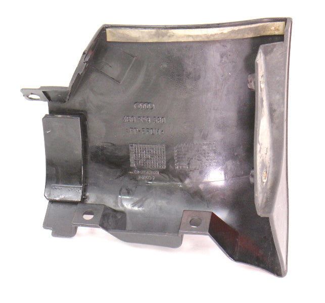 RH Rear Side Skirt End Cap Trim 98-04 Audi A6 V6 - LY9B Black - 4B0 853 580