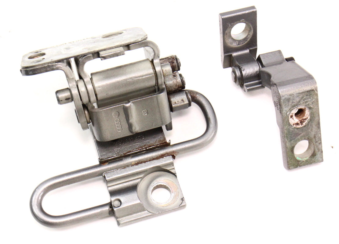 LH Front Door Hinges 99-05 VW Jetta Golf GTI MK4 Passat - LD7W - 4B0 831 411 B
