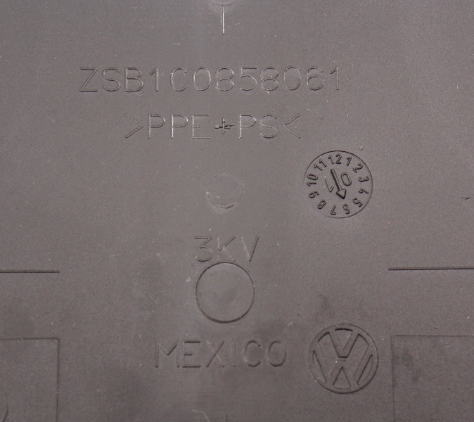 Interior Center Upper Dash Trim Panel Cover 98-10 VW Beetle Genuine 1C0 858 061