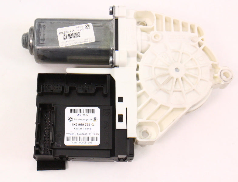 LH Driver Front Power Window Motor & Module 06-07 VW Passat B6 - 1K0 959 793 G