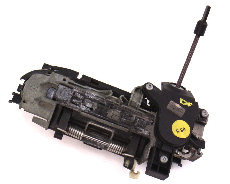 Driver Front Exterior Door Handle 02-05 Audi A4 S4 B6 LY7W Silver - Genuine