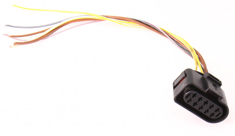 RH Halogen Headlight Plug Pigtail 02-05 Audi A4 B6 Head Light Lamp - 1J0 973 735