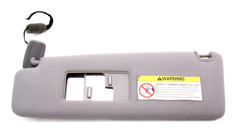 LH Sun Visor & Vanity Mirror 04-06 VW Phaeton - 3D0 857 551 J 3S3