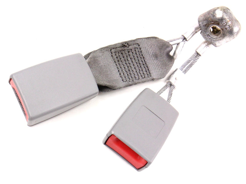 Rear Seat Belt Receivers Buckles 04-06 VW Phaeton - Grey - 3D0 857 739 H