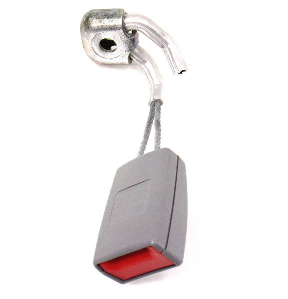 RH Rear Seat Belt Receiver Buckle 04-06 VW Phaeton - Grey - 3D0 857 740 E