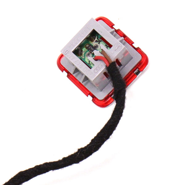 Rear Door Panel LED Red Light 04-06 VW Phaeton - Genuine - 3D0 947 411 D