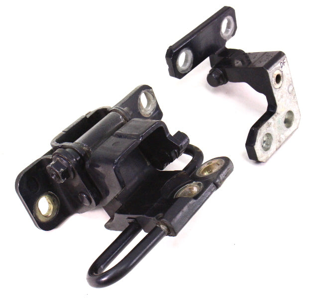 LH Driver Front Door Hinges 04-06 VW Phaeton - LR5W Luna Blue - Genuine