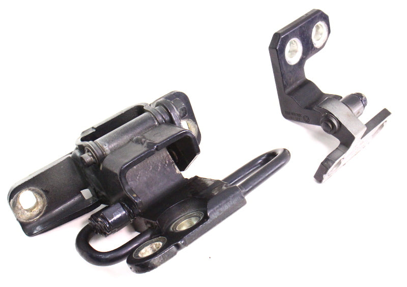 RH Front Door Hinges 04-06 VW Phaeton - LR5W Luna Blue - Genuine