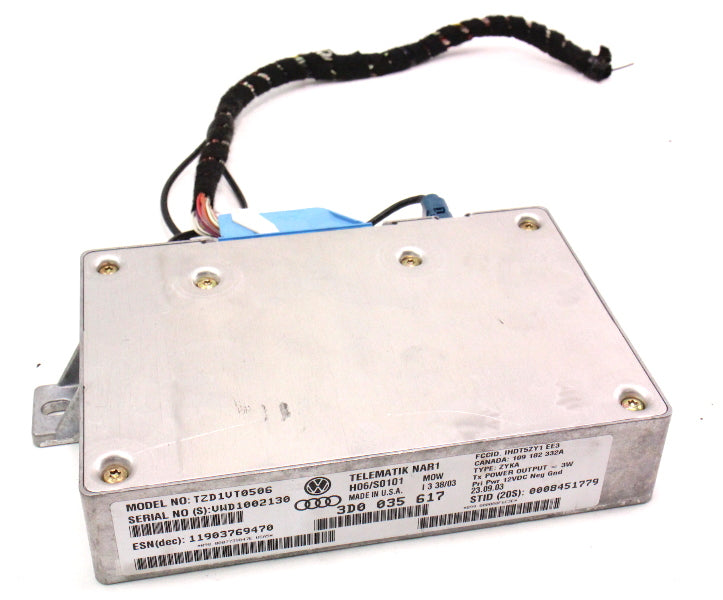 Telematik GPS Control Module Computer 04-06 VW Phaeton - 3D0 035 617