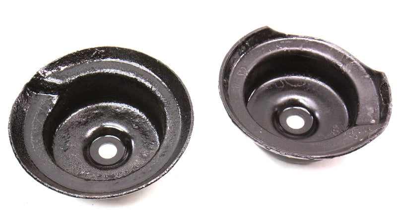 Rear Upper Spring Mount Plates 75-84 VW Jetta Rabbit Cabriolet MK1 - Genuine