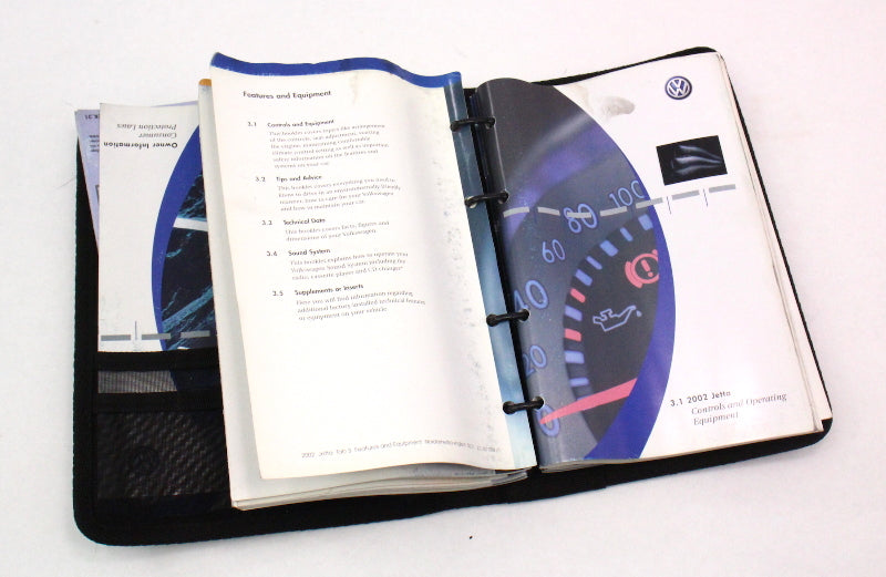 2002 Volkswagen Jetta Owners Manual Book Booklet VW MK4 - Genuine