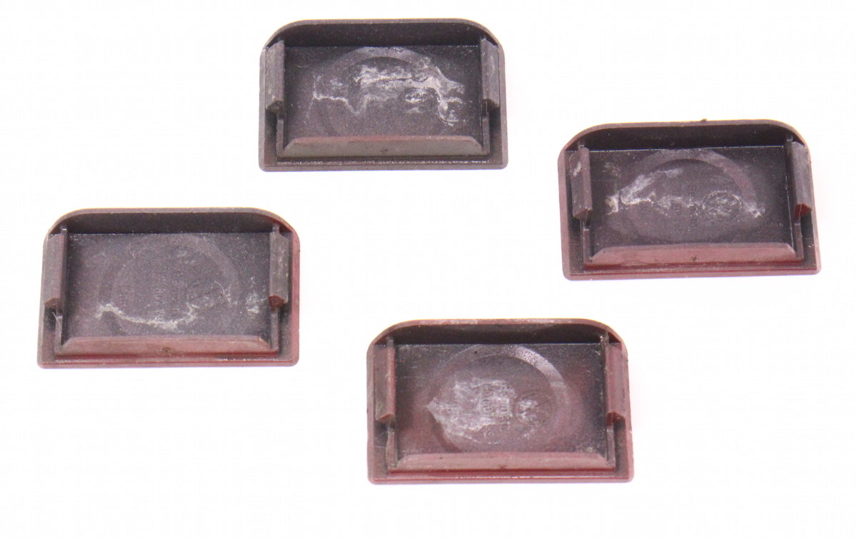 Rear Bumper Bolt Cap Covers 93-99 VW Jetta Golf GTI Cabrio MK3 - LC3T Indian Red