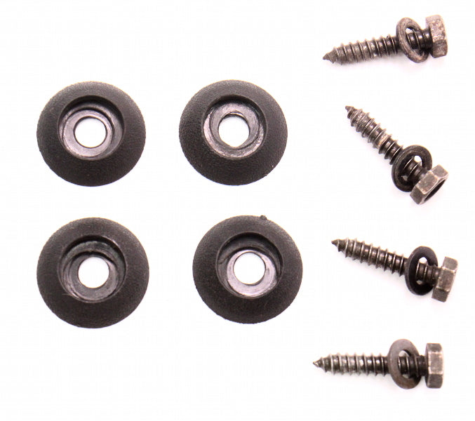 Dash Mount Bolts Screws & Caps VW Rabbit Cabriolet Convertible MK1 - 161 857 084