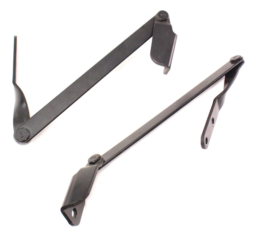 Convertible Top Rear Window Frame Supports Hinges 95-02 VW Cabrio MK3 - Genuine