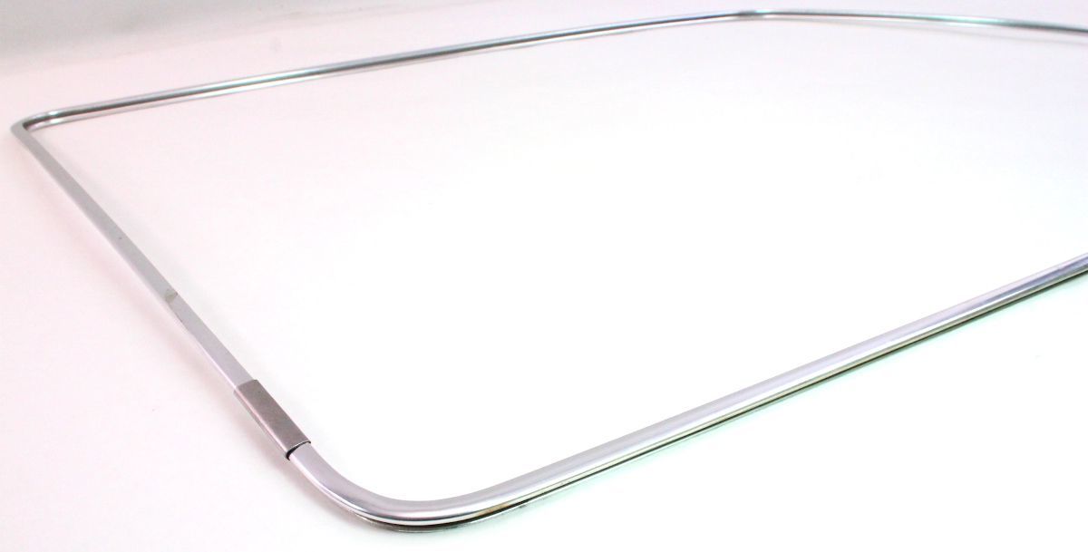 RH Front Chrome Window Trim Molding 75-84 VW Rabbit 4-Door Pickup Mk1 ~ Genuine