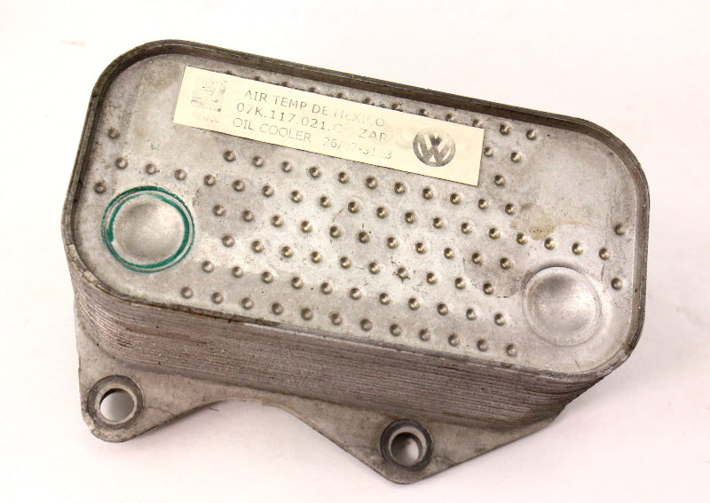 Engine Oil Cooler 05-10 VW Jetta Rabbit MK5 2.5 - Genuine - 07K 117 021 C