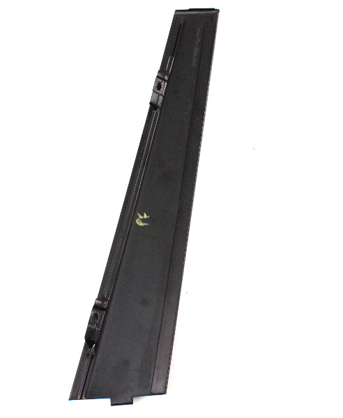 RH Front Door Exterior Pillar Trim Cover 06-10 VW Passat B6 - Black - Genuine