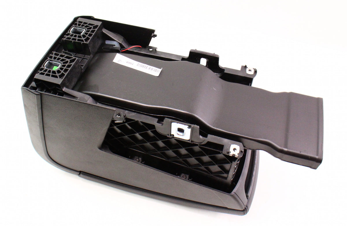 Black Front Center Console Armrest Arm Rest 06-10 VW Passat B6 - Genuine